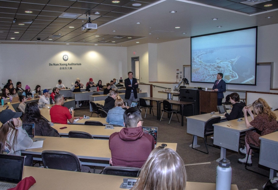 San Diego State University hosts a lecture on Azerbaijan