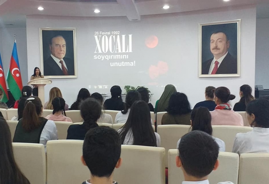 Xocalı soyqırımının 28-ci ildönümünə həsr olunmuş tədbir keçirilib