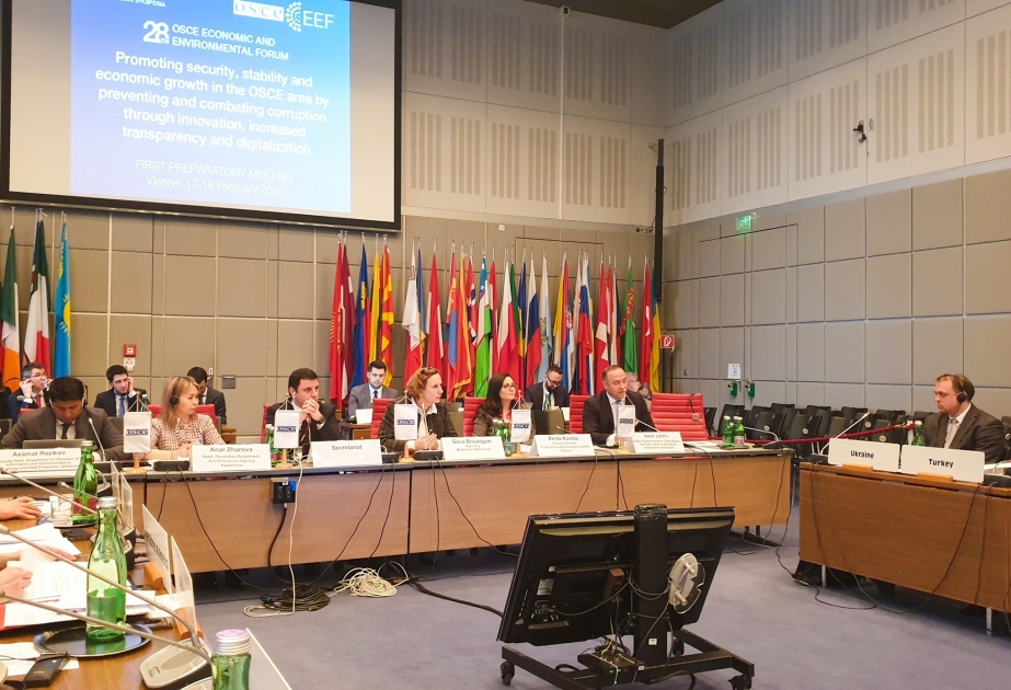 ATƏT-in 28-ci İqtisadi və Ətraf Mühit Forumunun I Hazırlıq İclasında “ASAN xidmət”in fəaliyyətindən bəhs olunub