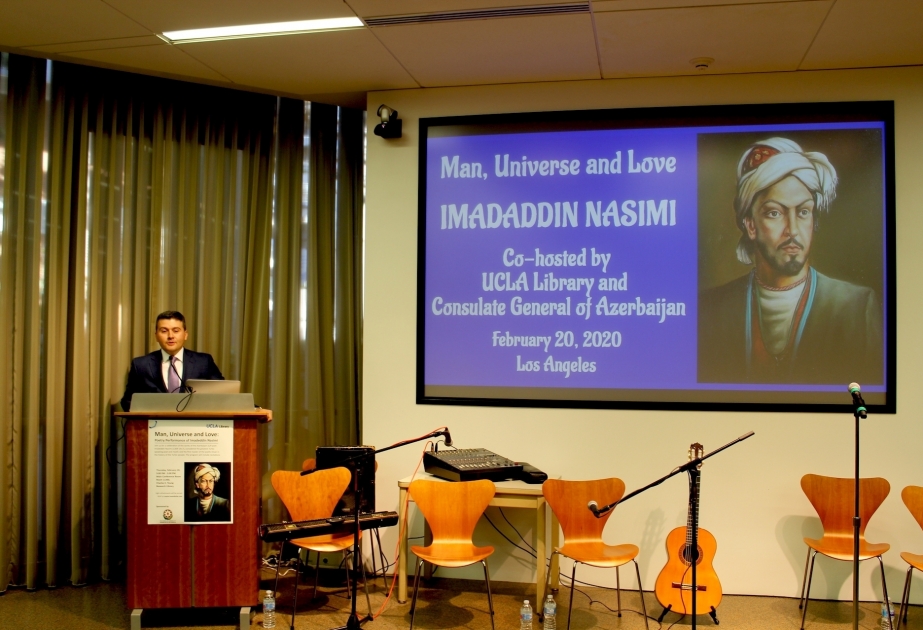 Biblioteca de UCLA organiza un evento sobre la poesía del poeta azerbaiyano Imadeddín Nasimí