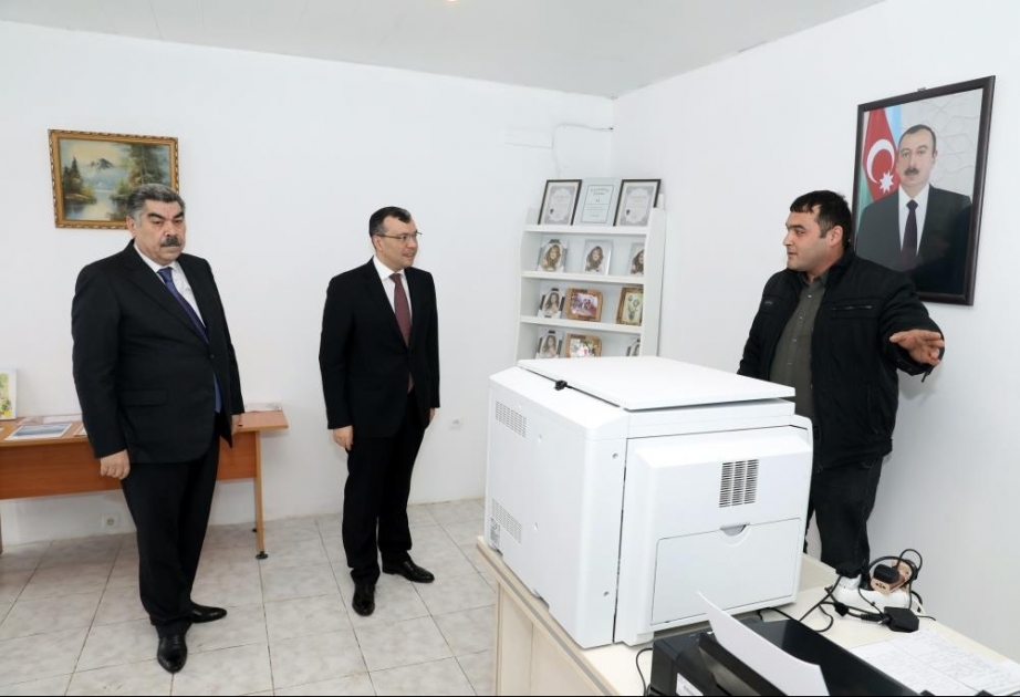 Əmək və Əhalinin Sosial Müdafiəsi Nazirliyinin rəhbərliyi Hacıqabul, Saatlı rayonlarının və Şirvan şəhərinin sakinləri ilə görüşüb