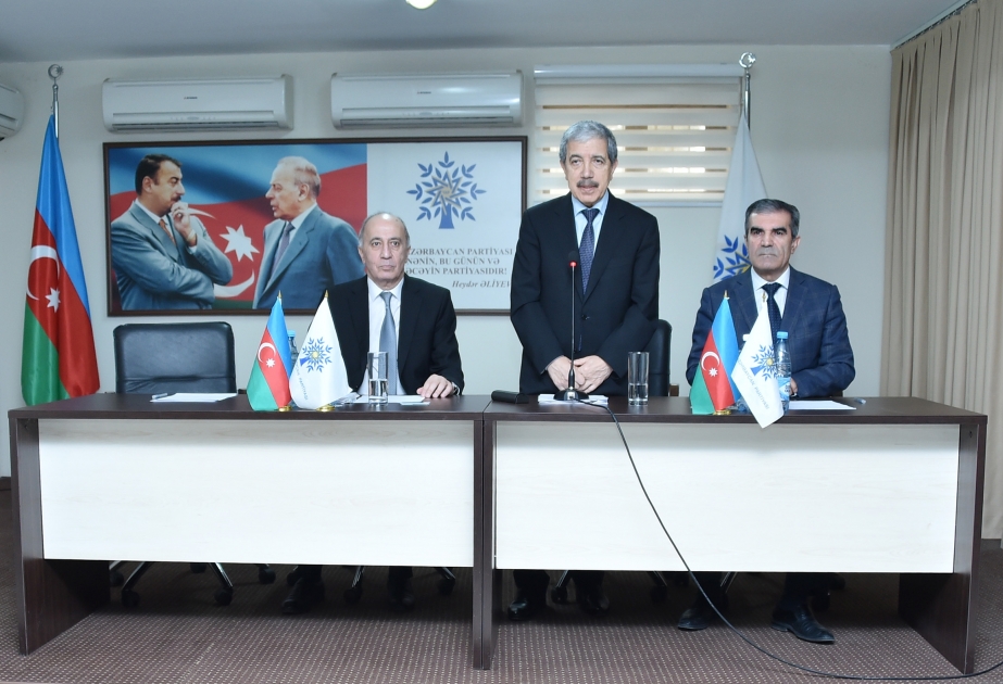 YAP Səbail rayon təşkilatının yaradılmasının 27 illiyi münasibətilə tədbir keçirilib