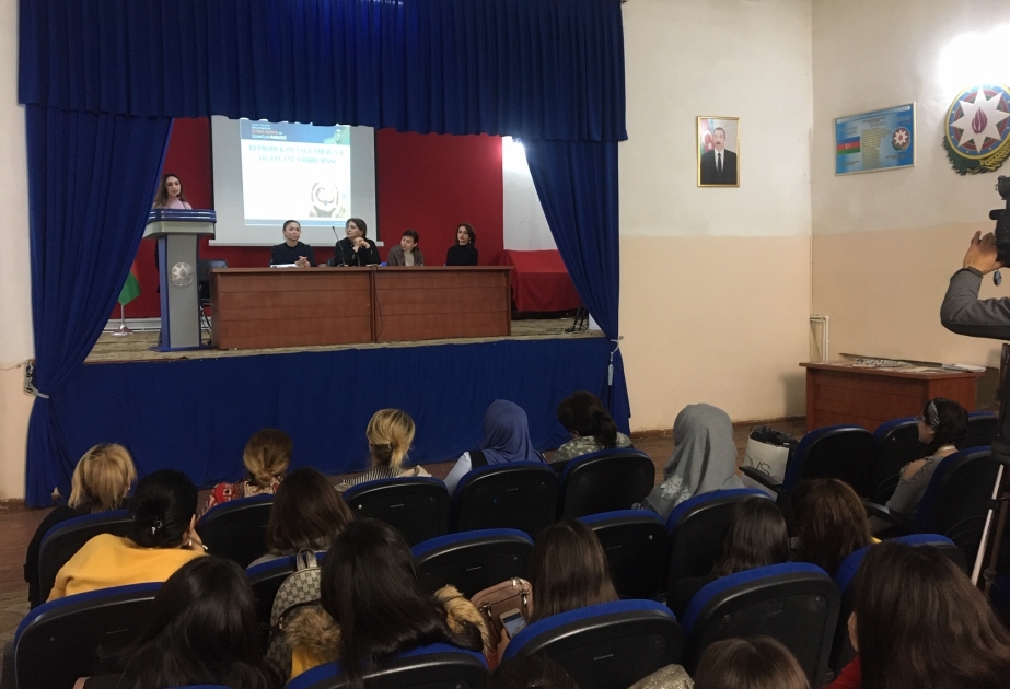 “Reproduktiv sağlamlıq və ailə planlaşdırılması: mövcud problemlər və onların həlli” adlı tədbir keçirilib