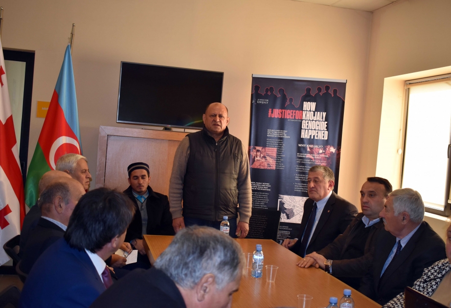 Gürcüstanın Laqodexi rayonunda Xocalı soyqırımı qurbanlarının xatirəsi yad olunub VİDEO
