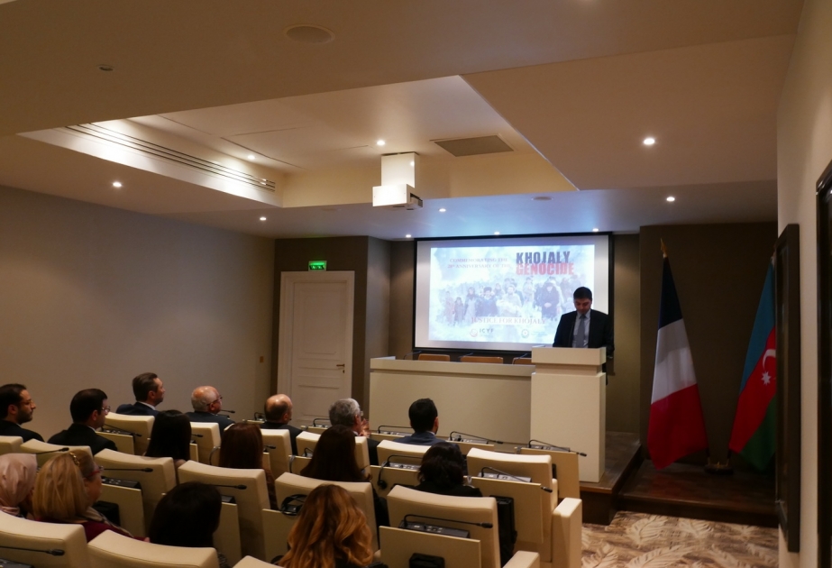 Parisdə İƏT Gənclər Forumu Xocalı soyqırımının 28-ci ildönümü ilə bağlı anım tədbiri keçirib VİDEO