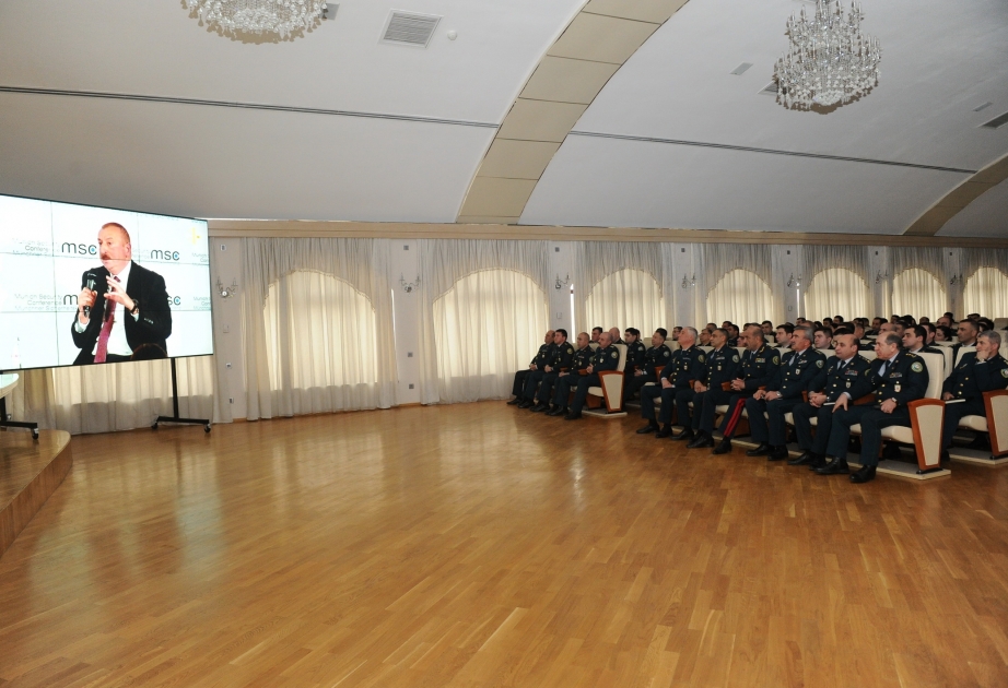 Azərbaycan Prezidentinin Münxendəki debatda diplomatik qələbəsi DSX-nin şəxsi heyəti arasında geniş təbliğ olunur
