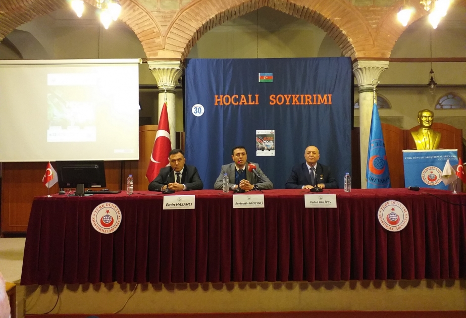 Xocalı soyqırımı qurbanlarının xatirəsi İstanbulda yad edilib