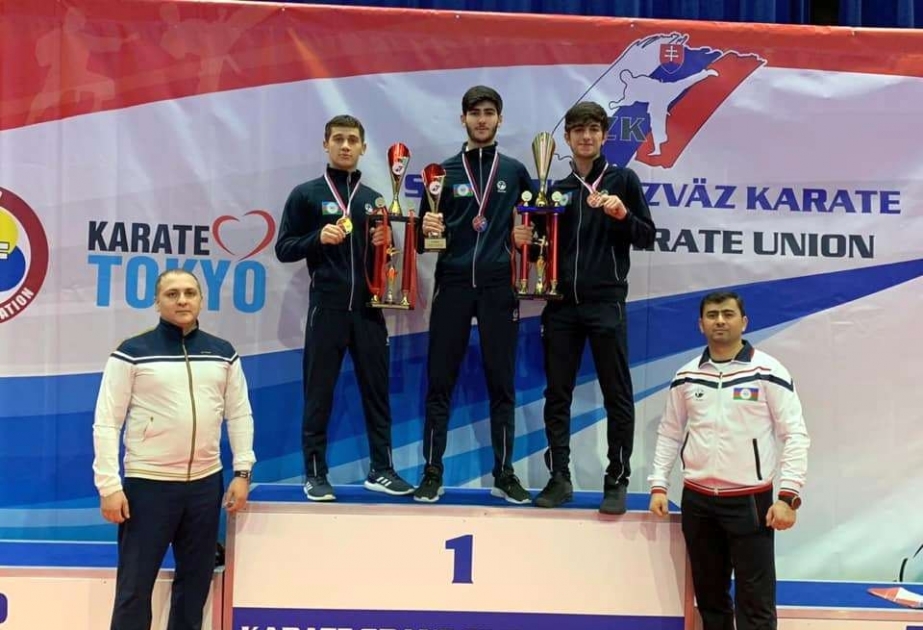 Karateçilərimiz Slovakiya Qran-Prisində üç medal qazanıblar