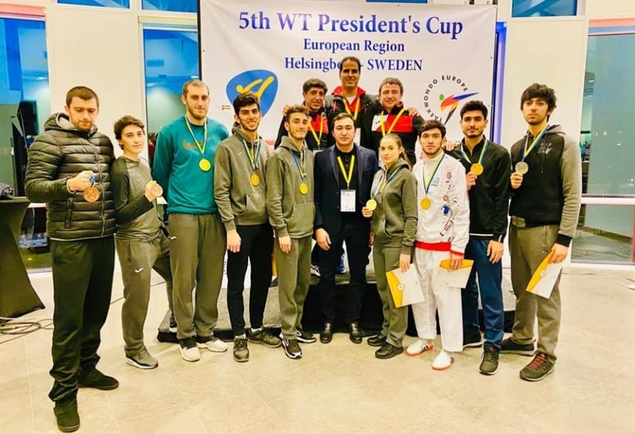 Les taekwondokas azerbaïdjanais ont décroché 6 ors, 2 argents et 1 bronze à l’Open d’Helsingborg