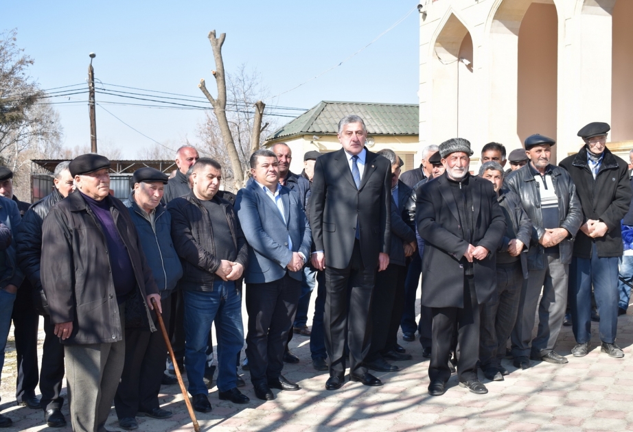 Xocalı soyqırımının 28-ci ildönümü ilə əlaqədar Gürcüstanın Marneuli rayonunun Algeti kəndində aksiya keçirilib