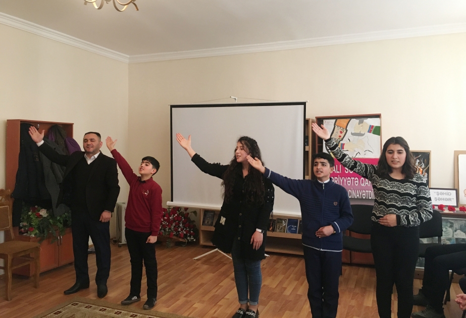 Ağcabədidə “Şəhid şəhər” adlı sərgi və ədəbi-bədii kompozisiya nümayiş olunub