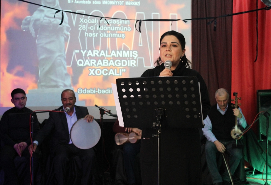 Şəkidə anım tədbiri: “Yaralanmış Qarabağdı Xocalı”