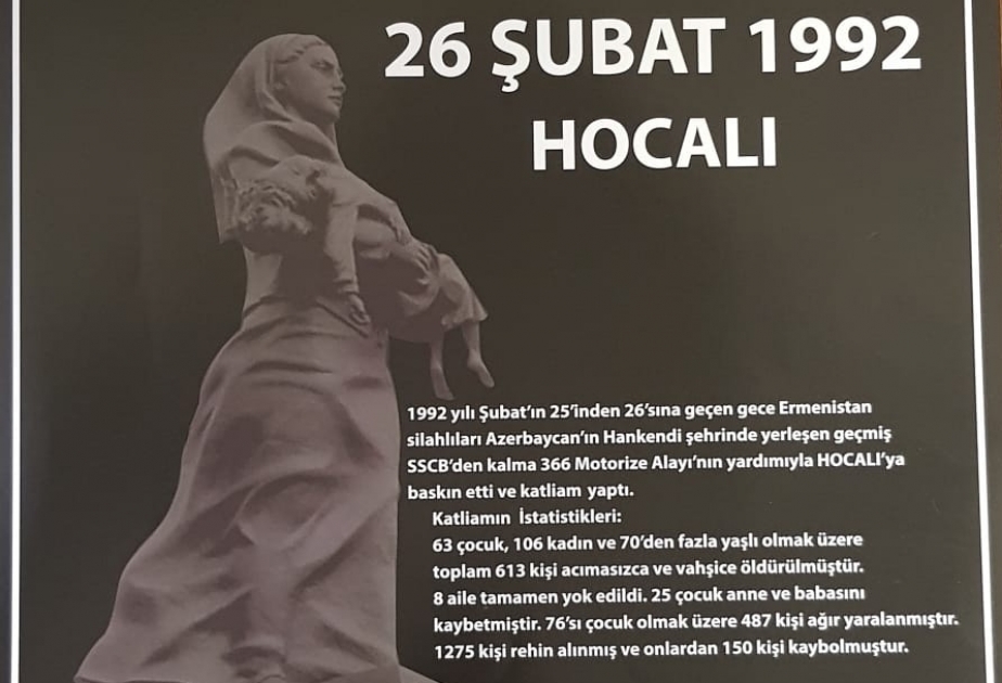 В общественном транспорте Стамбула демонстрируется видеоролик о Ходжалинском геноциде