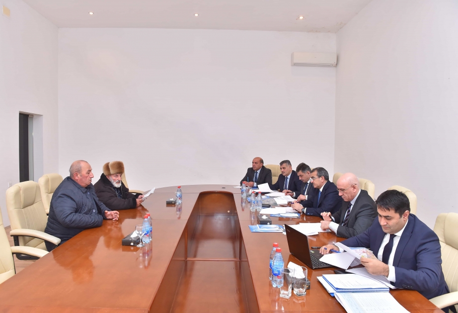 “Azərsu” ASC-nin sədri Şabranda vətəndaşları qəbul edib