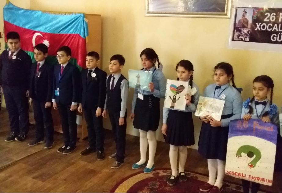 Bərdə Dövlət İdarəetmə və Texnologiya Kollecində Xocalı soyqırımı qurbanlarının xatirəsi anılıb