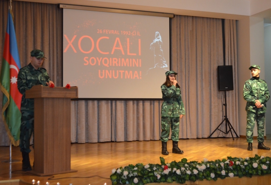 Memarlıq və İnşaat Universitetində “Qəhrəmanlıq zirvəsi” sənədli filmi nümayiş olunub