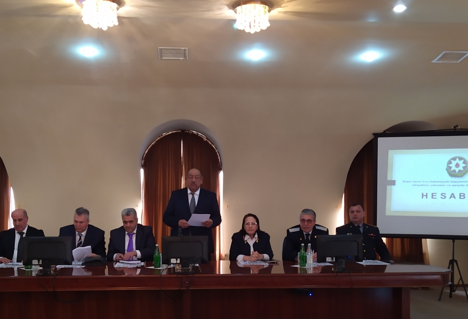 Şuşa Rayon İcra Hakimiyyətində keçirilən yığıncaqda 2019-cu ilin yekunları müzakirə olunub