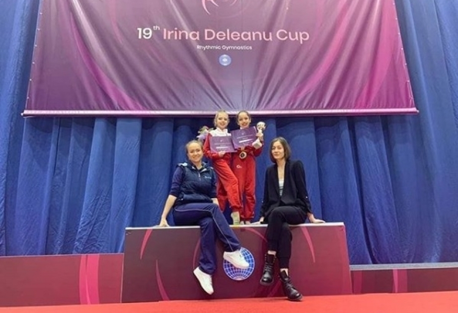 Азербайджанская гимнастка завоевала 3 золотые медали в Румынии