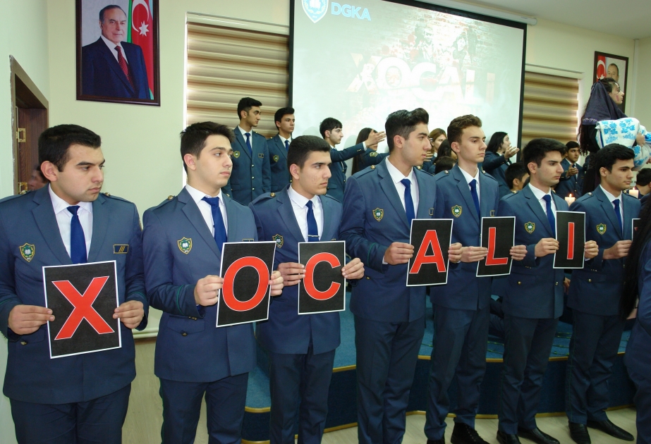 Gömrük Akademiyasında Xocalı soyqırımının 28-ci ildönümünə həsr olunmuş anım tədbiri keçirilib