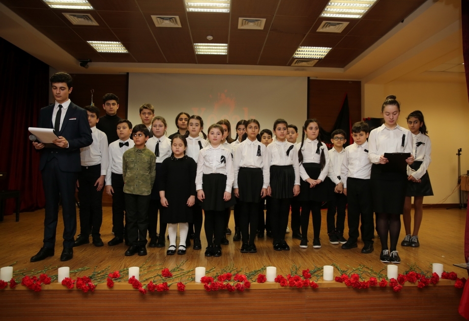 Təhsil Kompleksində tədbir: Qana boyanan gecə...