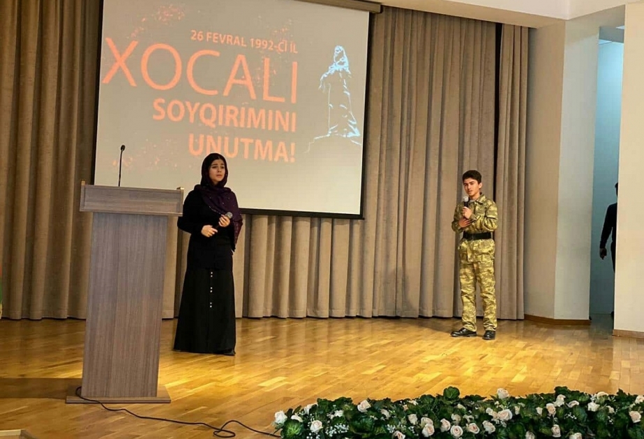 Memarlıq və İnşaat Universitetində tədbir: Xocalı – yaram mənim