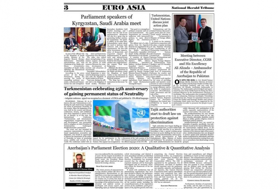 Azerbaijan’s Parliamentary Elections 2020: A Qualitative & Quantitative Analysis
