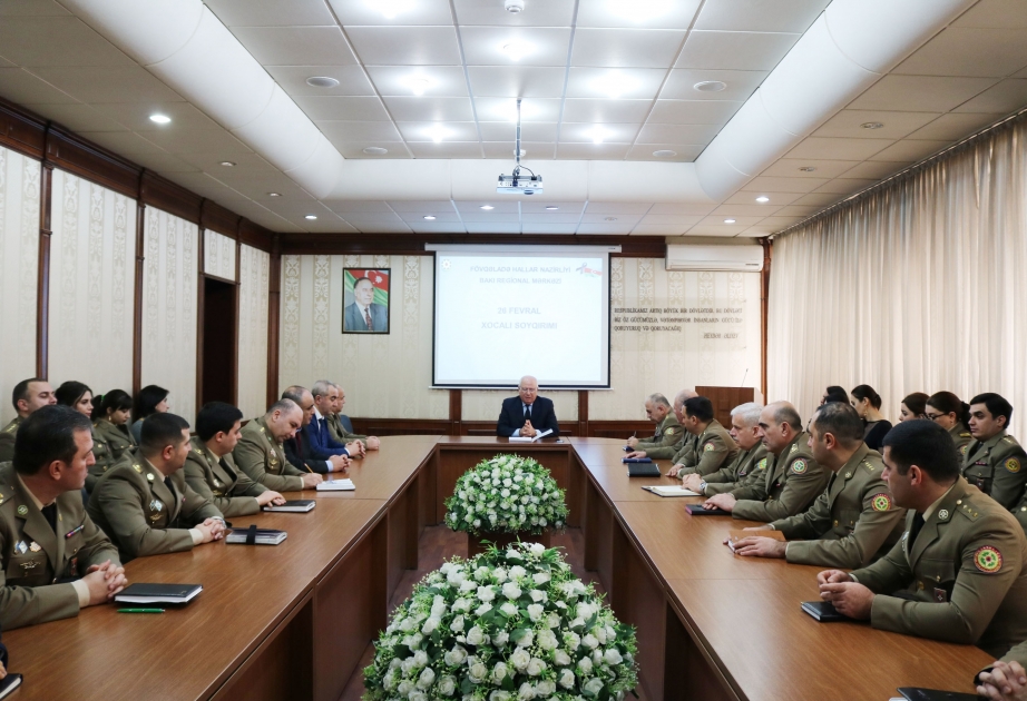 FHN Bakı Regional Mərkəzində Xocalı soyqırımı qurbanlarının xatirəsi ehtiramla yad edilib