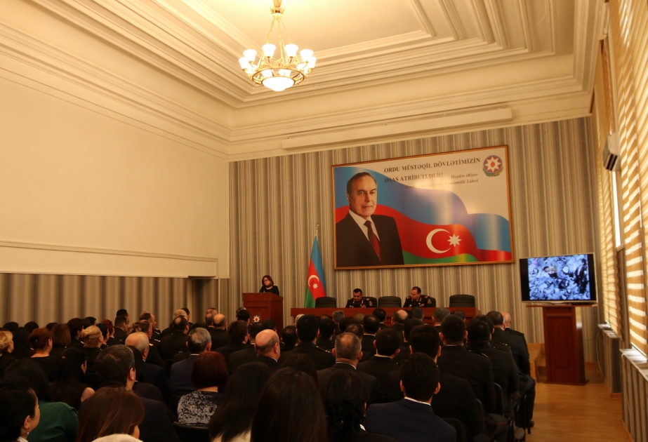 Xocalı faciəsi qurbanlarının xatirəsi Səfərbərlik və Hərbi Xidmətə Çağırış üzrə Dövlət Xidmətində anılıb