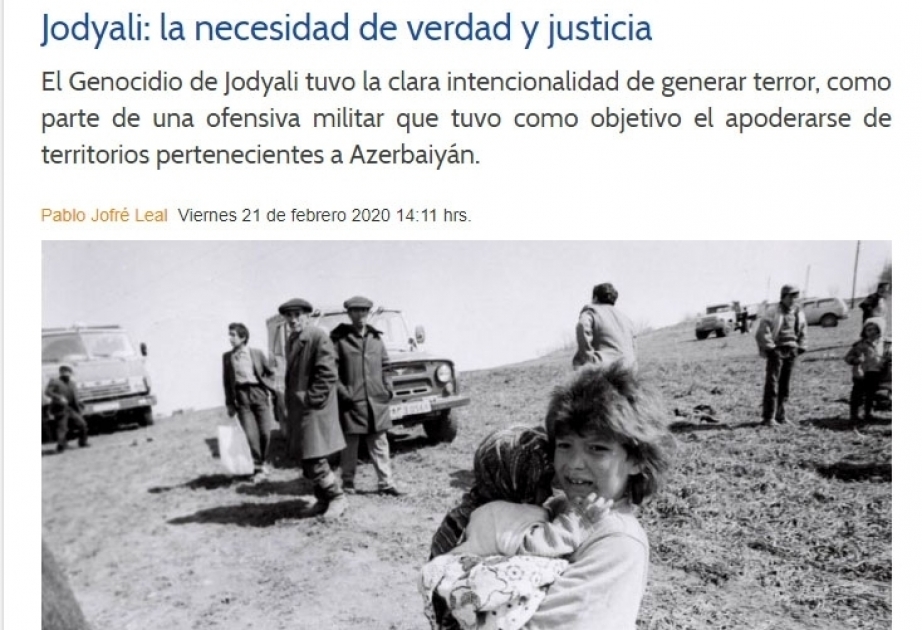 El genocidio de Joyalí ha sido cubierto por los medios chilenos