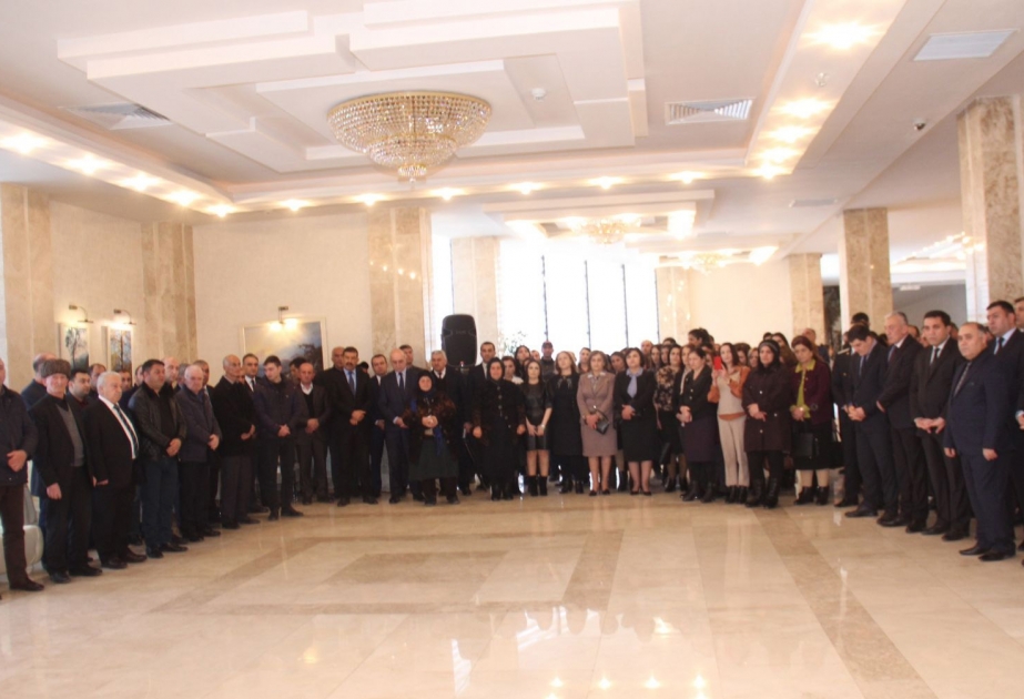 Xocalı faciəsinin növbəti ildönümü Qəbələ rayonunda silsilə tədbirlərlə qeyd edilib