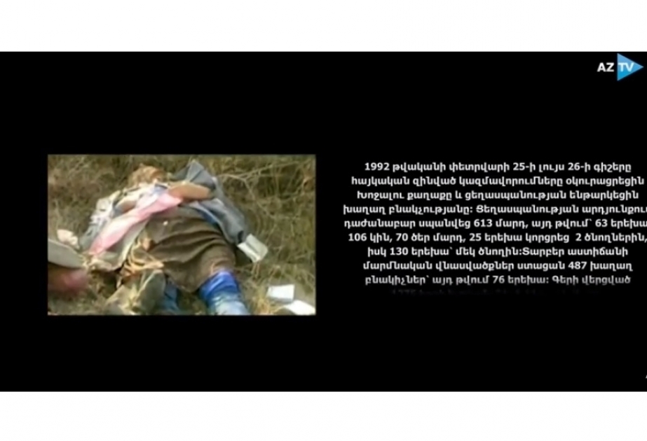 AzTV produjo un video sobre el genocidio de Joyalí en lengua armenia