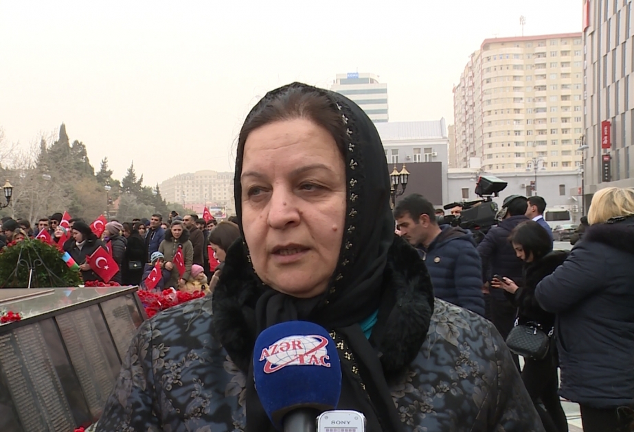 Almaz Məmmədova: erməni cəlladları həyat yoldaşımı işgəncə verərək amansızcasına qətlə yetiriblər