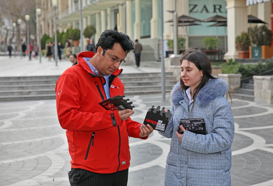 Miqrasiya könüllüləri Xocalıya ədalət kampaniyasına dəstək nümayiş etdiriblər