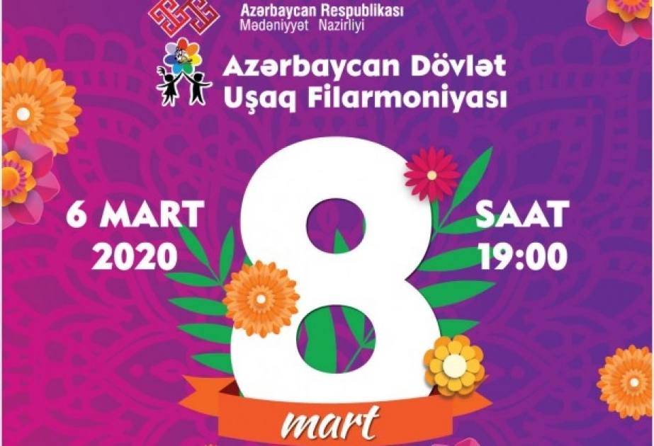 Dövlət Uşaq Filarmoniyası “Sizin üçün” adlı konsert proqramı ilə çıxış edəcək