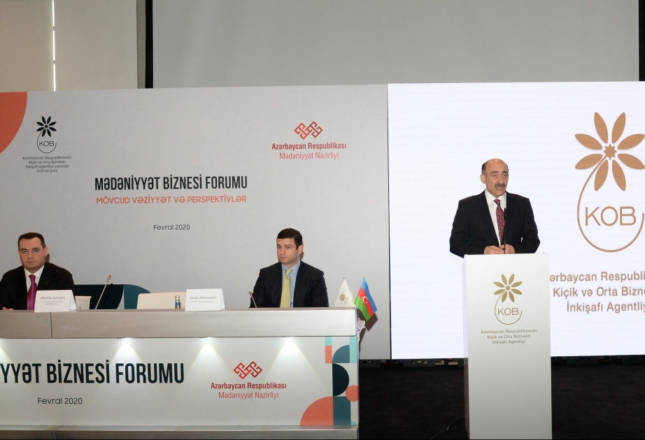 Mədəniyyət və incəsənət biznesinin inkişafına dair ictimai müzakirələr aparılıb