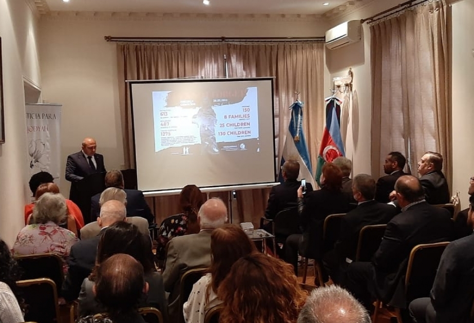 Embajada de Azerbaiyán en Argentina organiza un acto para conmemorar a las víctimas de Jodyalí