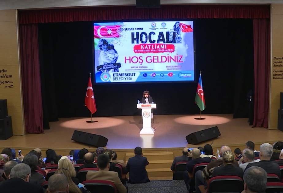 Ankarada Xocalı soyqırımı ilə bağlı konfrans keçirilib VİDEO