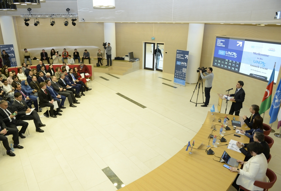 Bakıda BMT75 təşəbbüsünün Azərbaycanda başlanılmasına həsr olunmuş tədbir keçirilib