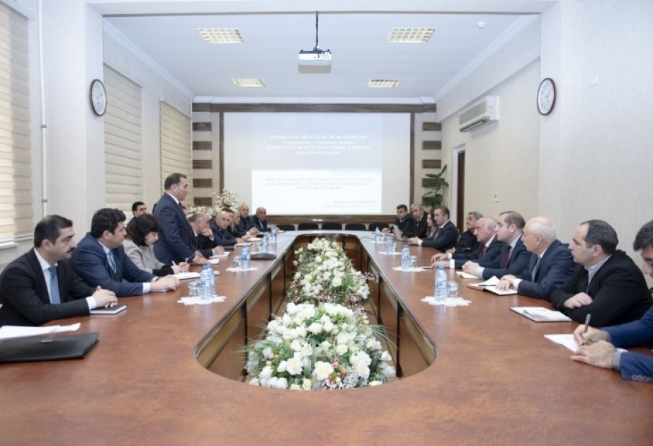 Coğrafi İnformasiya Sistemləri əsasında hazırlanmış interaktiv elektron torpaq xəritələrinin təqdimatı olub