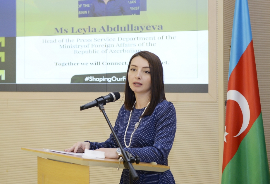 ليلى عبد الله يفا: أذربيجان تتخذ تدابير مهمة رامية إلى تحقيق المهام مثل إعادة بناء السلام في المنطقة
