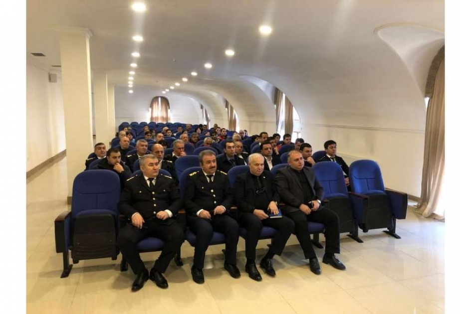 Dəniz Nəqliyyatı Donanmasında koronavirusla bağlı maarifləndirmə tədbiri aparılıb