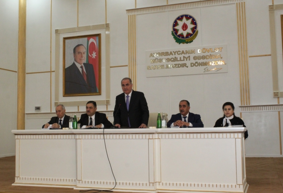 Göyçayda iqtisadiyyatın əsas sahələri üzrə 351,8 milyon manatlıq məhsul istehsal olunub