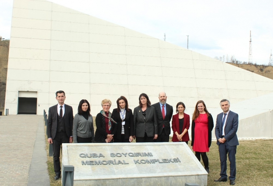 ABŞ-ın Beynəlxalq Din Azadlığı Komissiyasının sədr müavinləri Quba Soyqırımı Memorial Kompleksini ziyarət ediblər