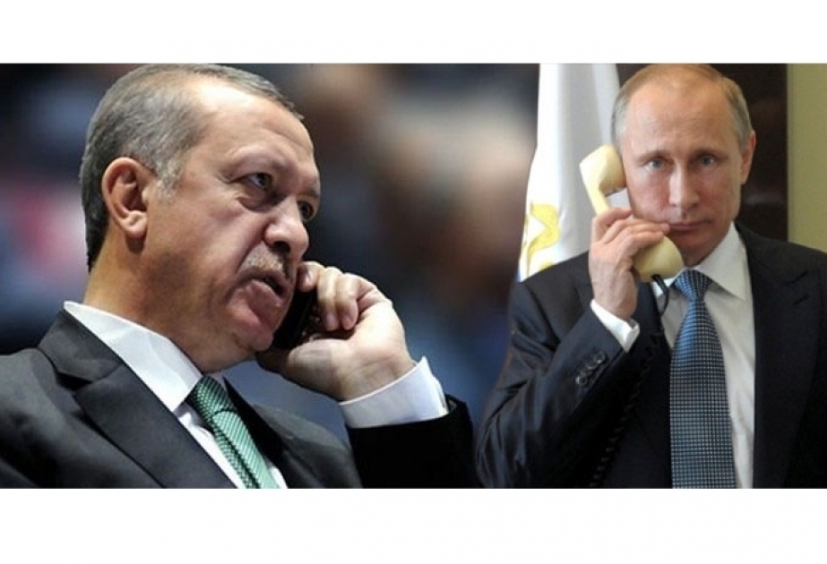 اتصال هاتفي بين رئيسي تركيا وروسيا