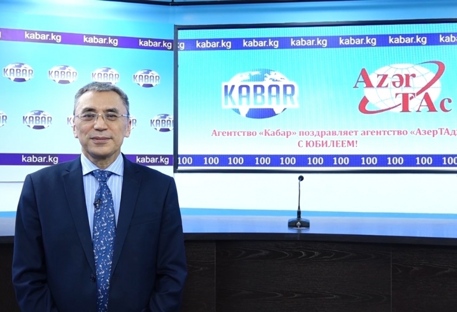 Generaldirektor der kirgisischen Nachrichtenagentur Kabar Kubanychbek Taabaldiev