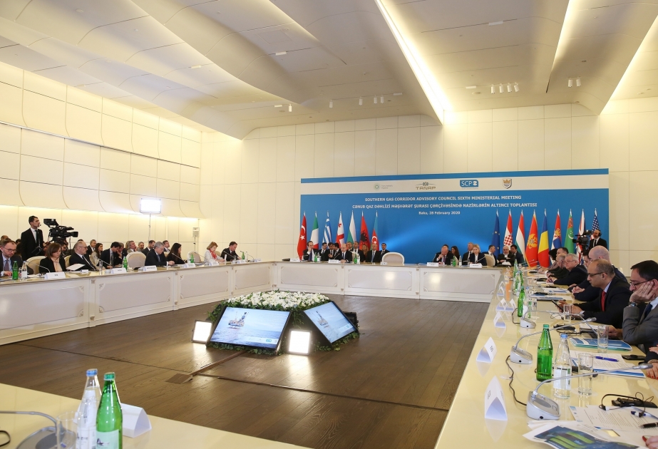 Sexta reunión ministerial del Consejo Consultivo del Corredor Meridional de Gas prosiguió su labor en sesiones plenarias