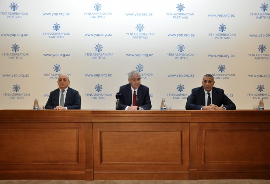 Yeni Azərbaycan Partiyasının rayon və şəhər təşkilatlarının ümumrespublika müşavirəsi keçirilib