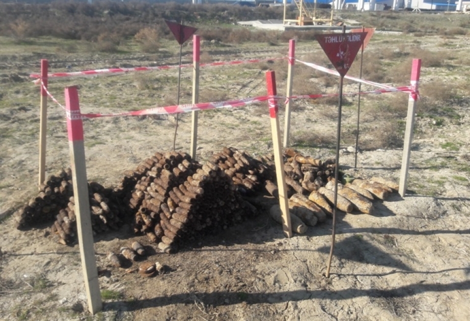 ANAMA fevral ayı ərzində ölkə ərazisində yüzlərlə sursat zərərsizləşdirib