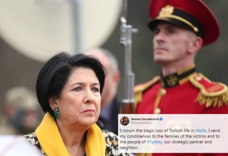 Gürcüstan Prezidenti Türkiyəyə başsağlığı verib