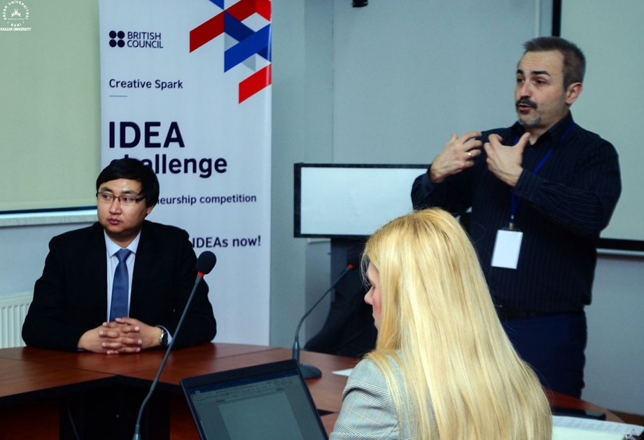 Xəzər Universitetində “Creative Spark” layihəsi çərçivəsində görüş